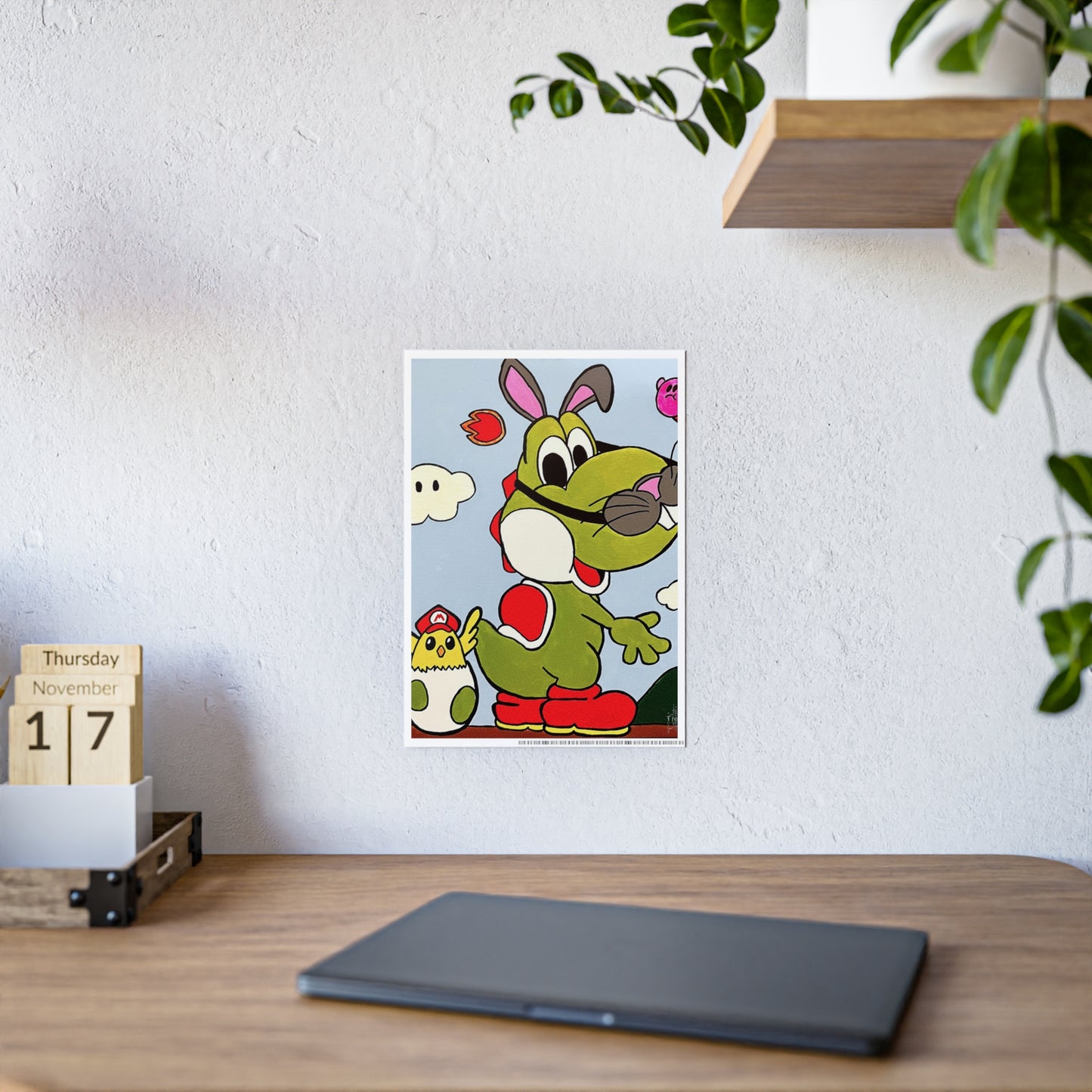 Easter Dinosaur Gloss Posters