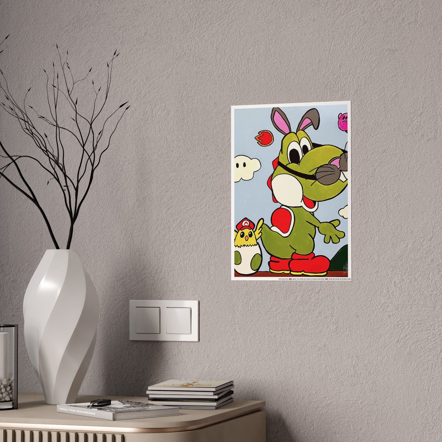 Easter Dinosaur Gloss Posters